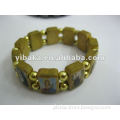 Catholic Wooden Religious Bracelet